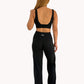 Set Bota Recta Negro