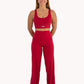 Set Bota Recta Rojo