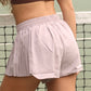 Short Plisado Beige