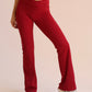 Leggings Bota Ancha Rojo