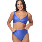 Lisboa Panty Alta Texturizado Azul Rey