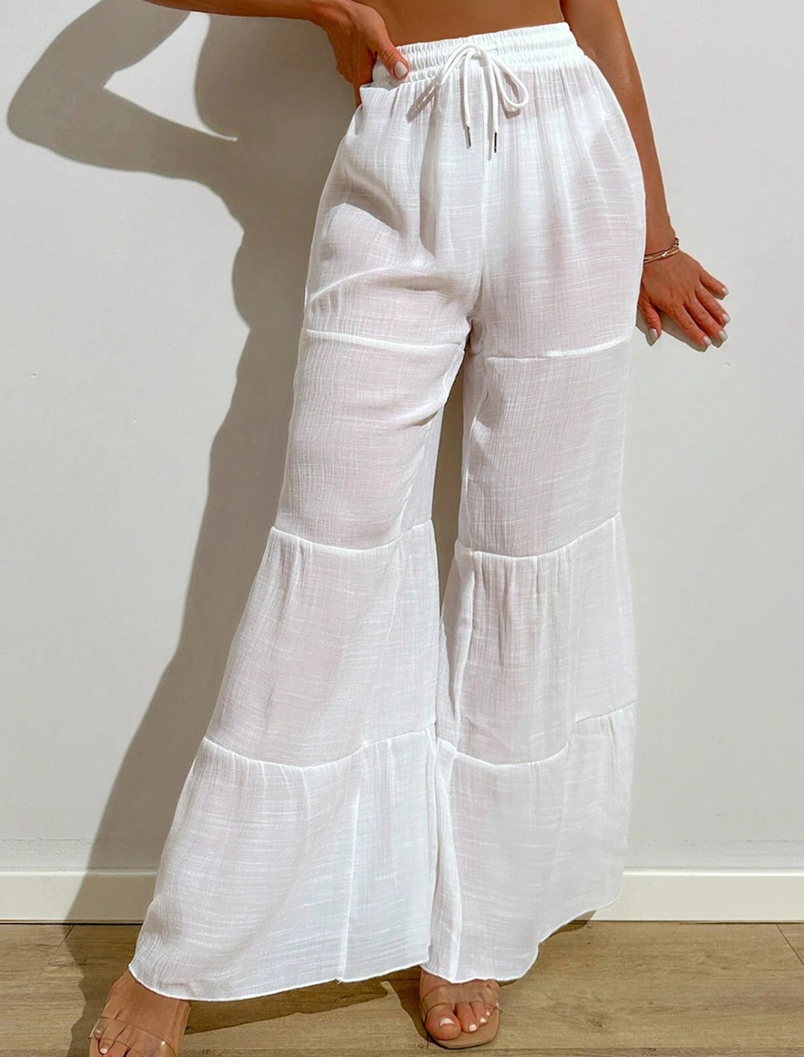 Pantalon Capas Blanco