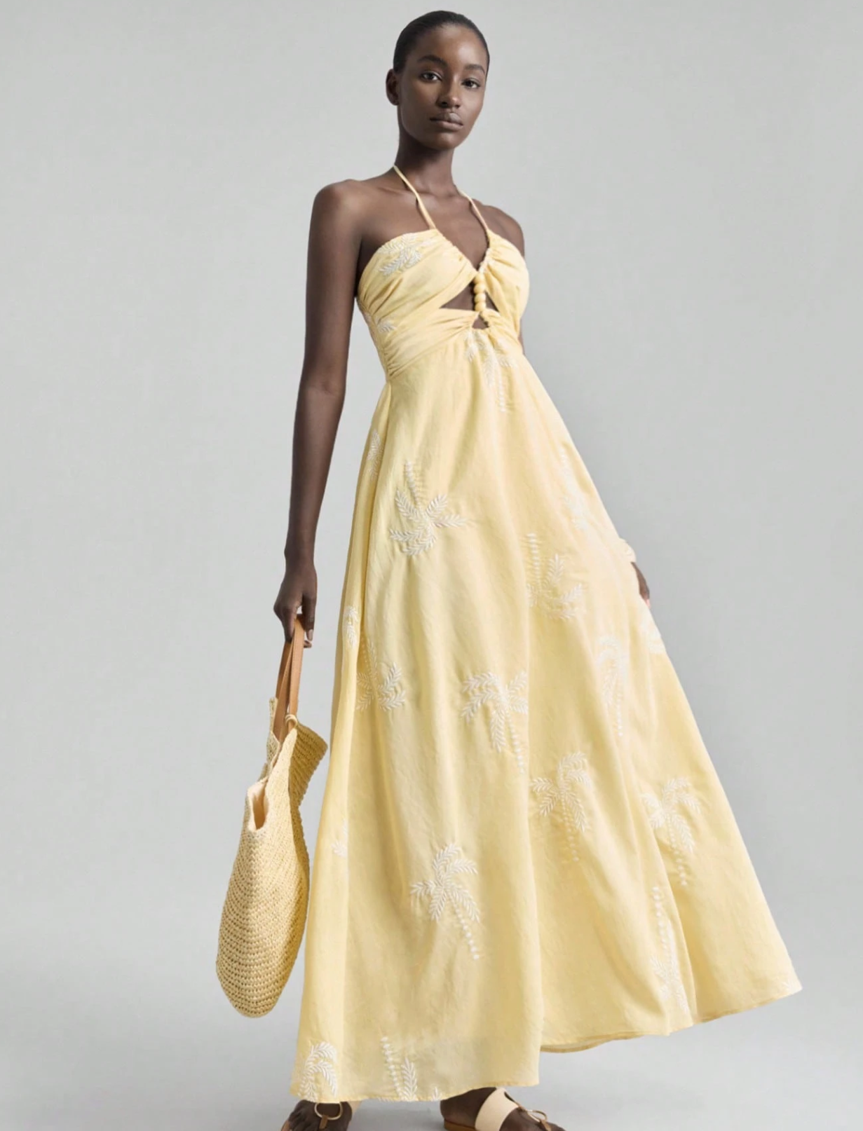 Vestido Largo Amarillo