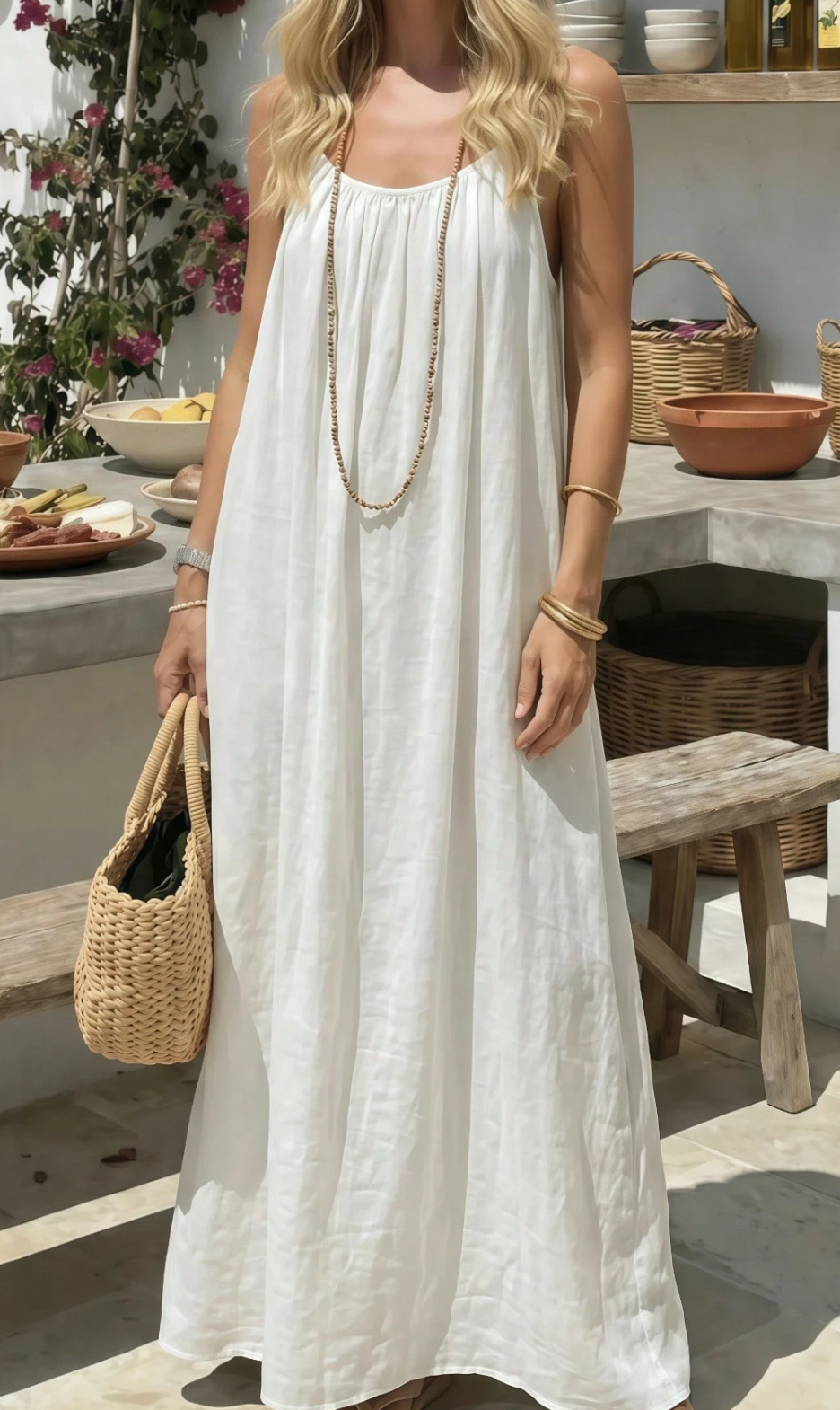 Vestido Largo Blanco