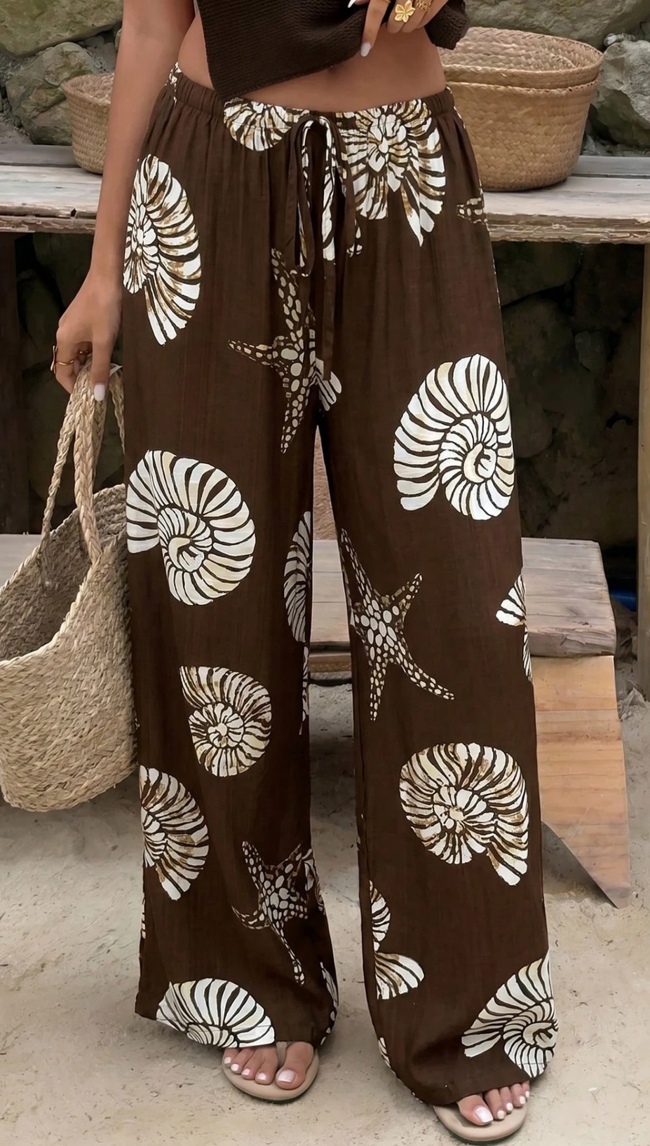 Pantalon Mar Marron