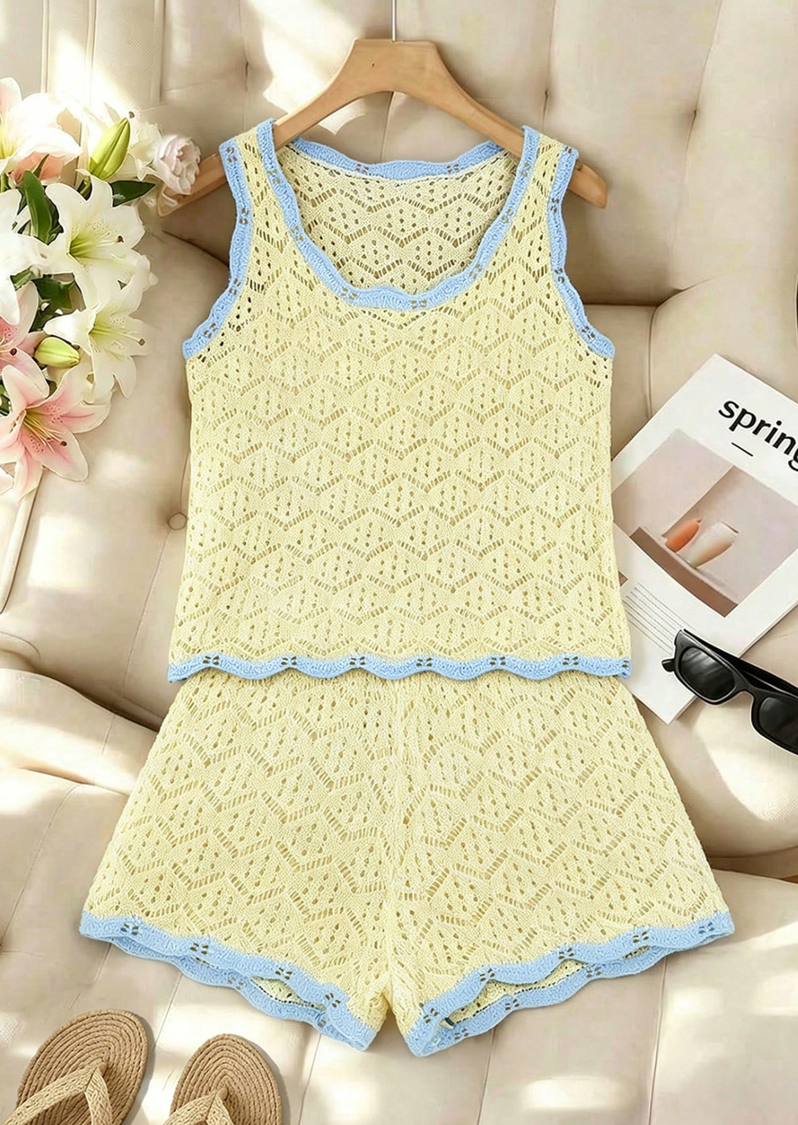 Set Tejido Amarillo