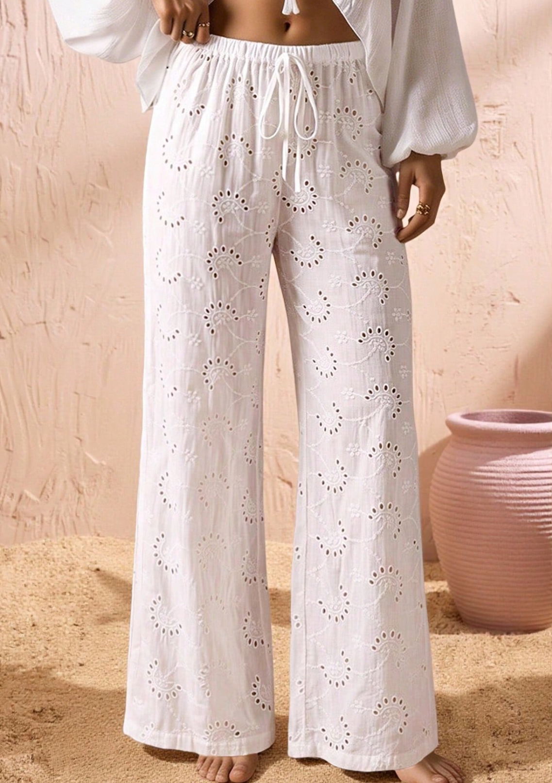 Pantalon Blanco