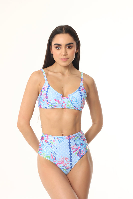 Jenny Panty Alta Coral Blue