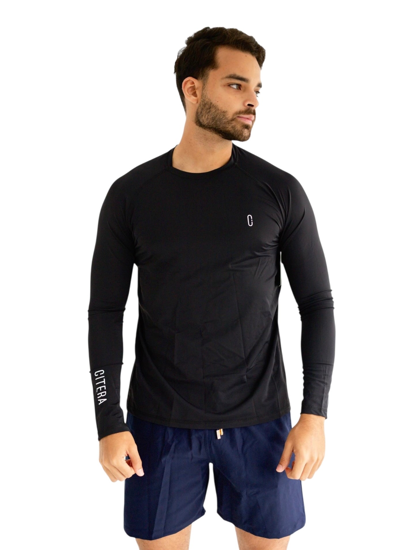 Franela UV Básica Negro