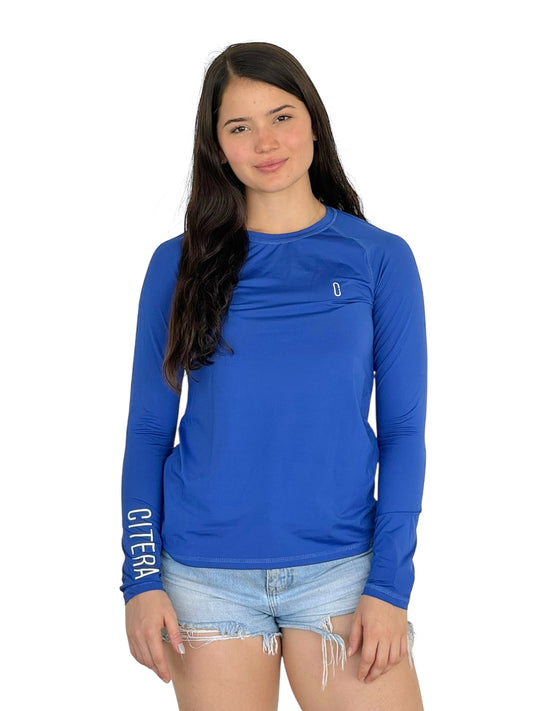 Franela UV Básica Azul Rey