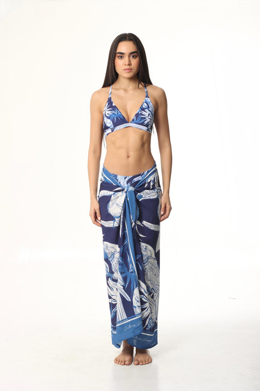 Pareo Match Tucan Blue