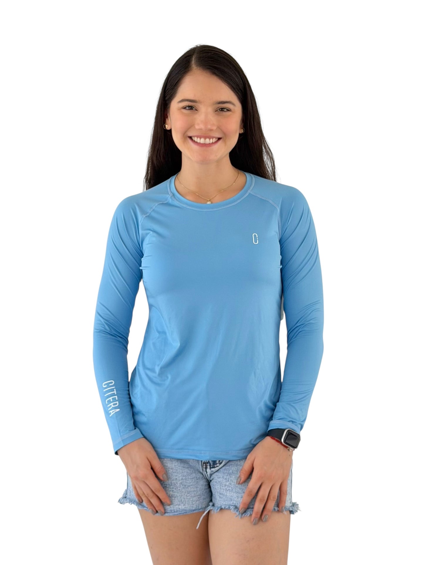 Franela UV Básica Azul Lavanda