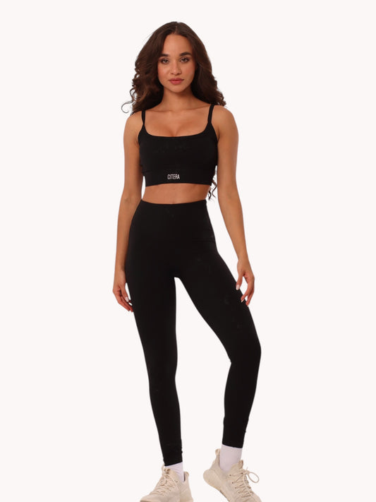 Set Destellante Negro