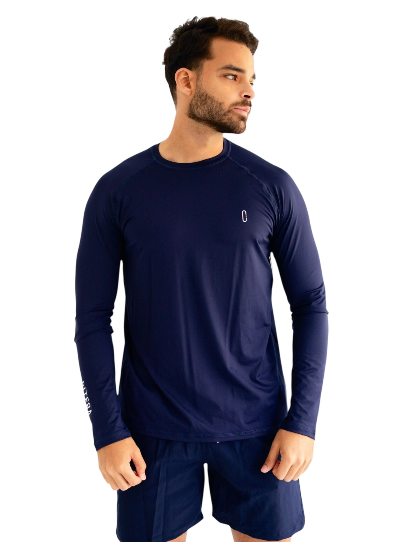 Franela UV Básica Azul Marino