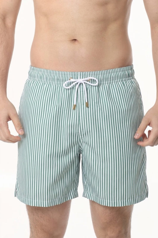 Short Green Stripes