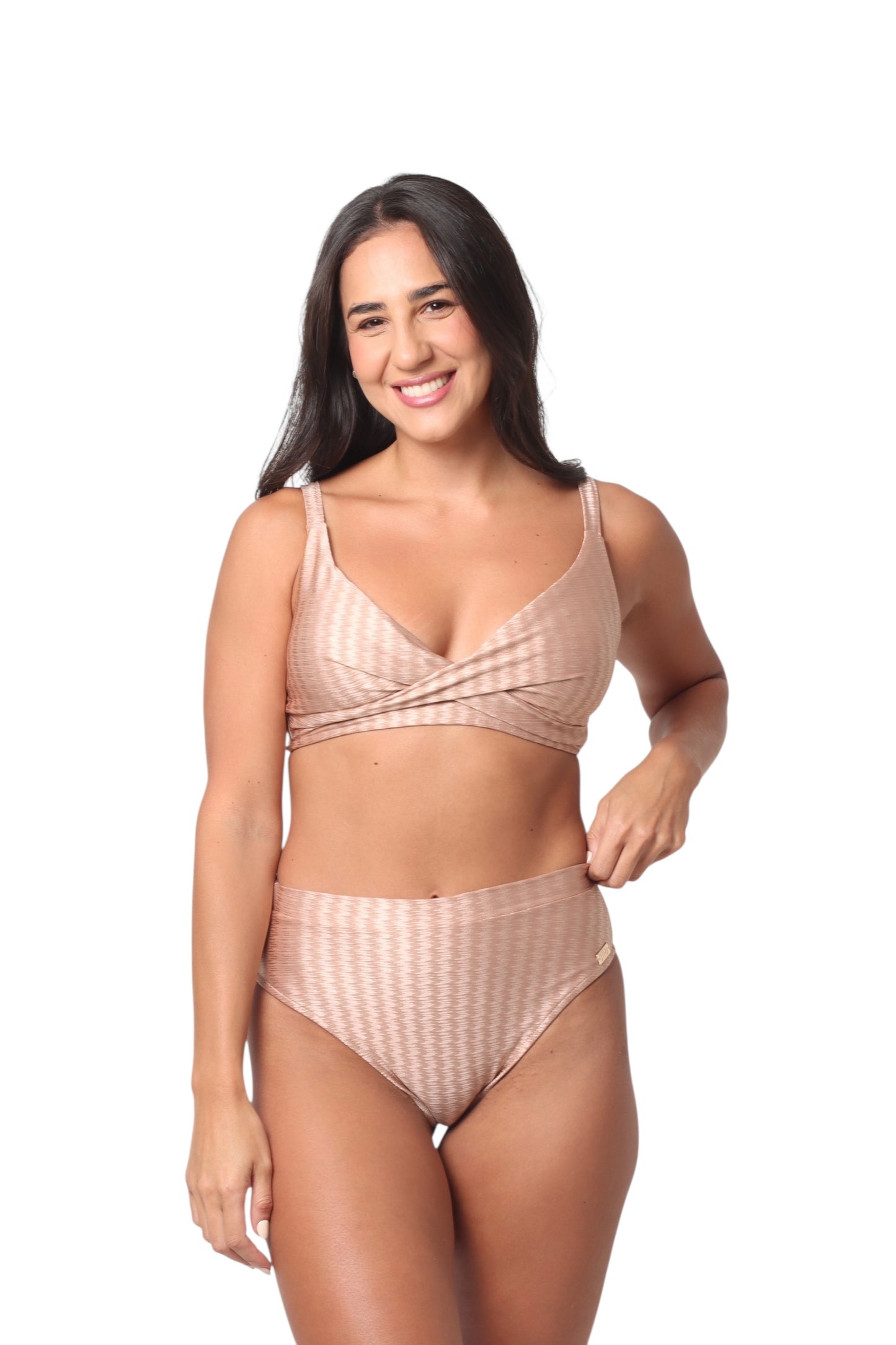 Lisboa Panty Alta Texturizado Nude