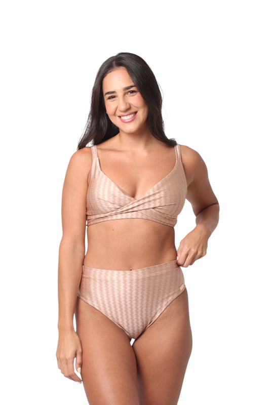 Lisboa Panty Alta Texturizado Nude