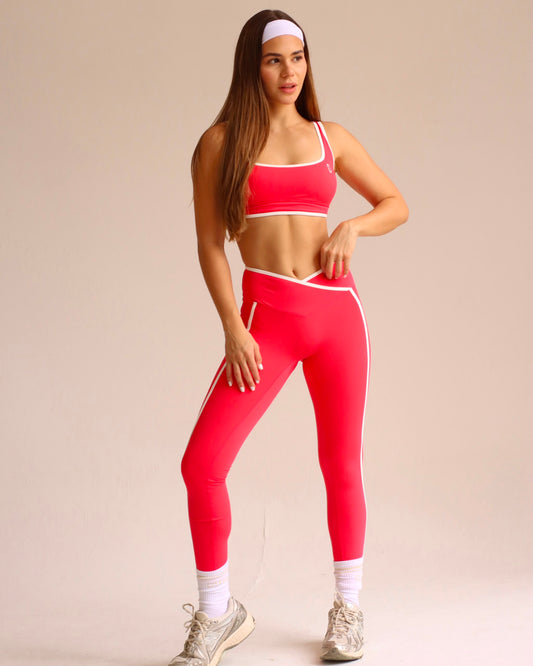 Set Leggings Rojo