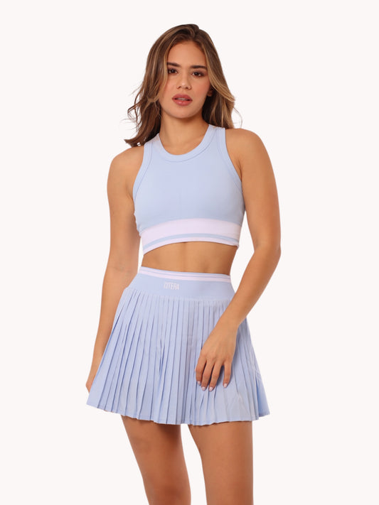 Set de Falda Azul