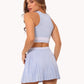 Set de Falda Azul