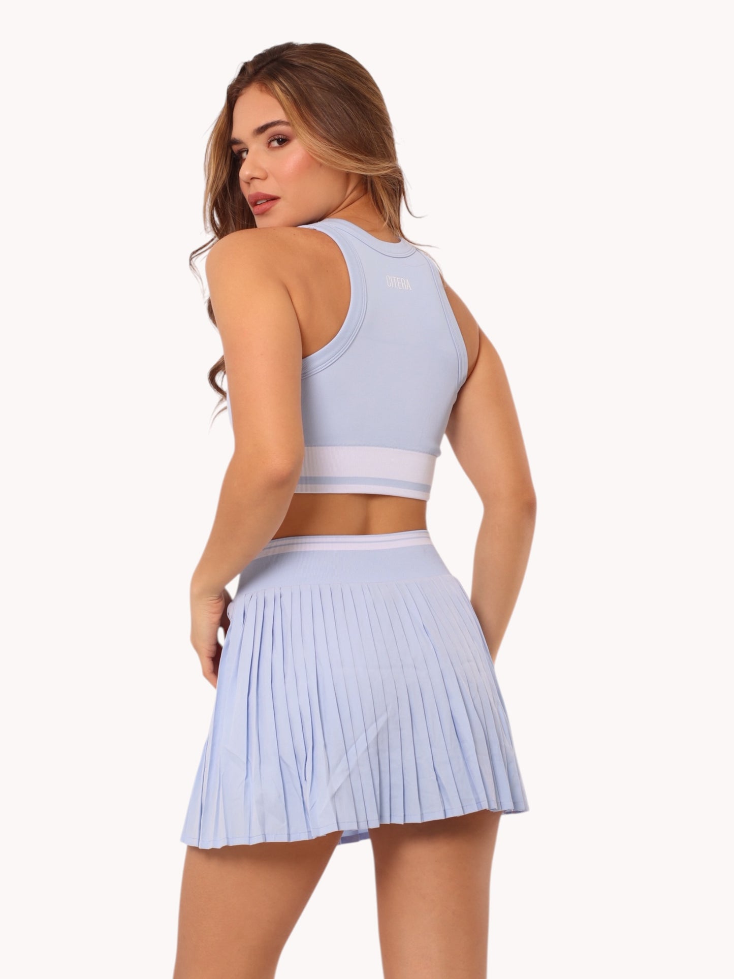 Set de Falda Azul